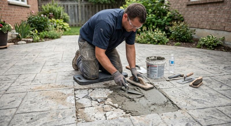 Decorative Concrete Repair in Rock Hill, SC