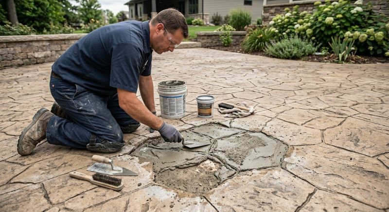 Decorative Concrete Repair in Marysville, OH