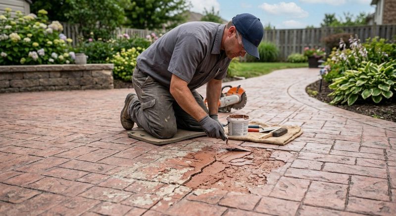 Decorative Concrete Repair in Fort Mill, SC