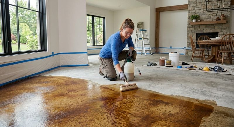 Garage Concrete Finishing in Dallas, TX