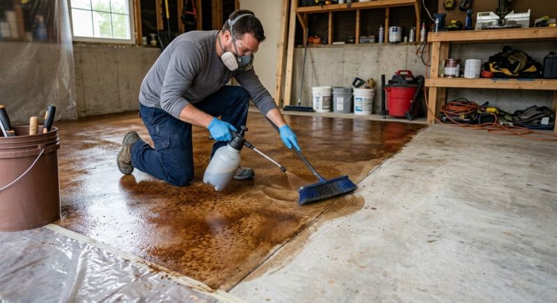 Garage Concrete Finishing in Fort Worth, TX