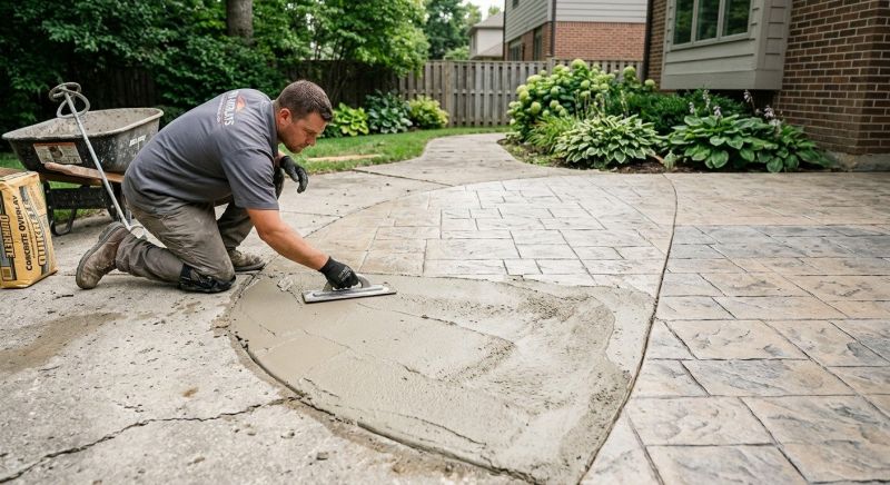 Stamped Cement Installation in Fort Worth, TX