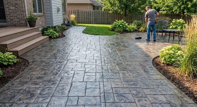 Stamped Concrete Paving in Fort Worth, TX